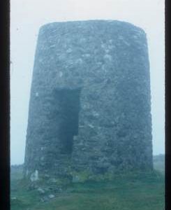 Capless shell of small stone tower mill