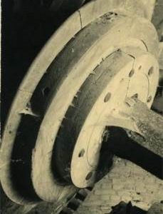 Pulleys on windshaft, Nyetimber Mill, Pagham