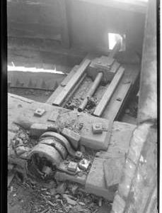 Rear end of striking rod, North End Mill, Swineshead