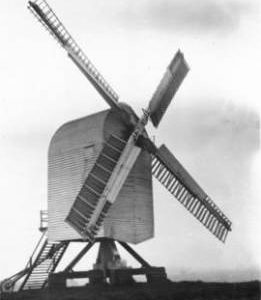 Mounted Photograph of Chillenden Windmill
