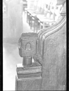 Thornham Church, pew end