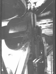 Sack hoist pulley, tower mill, Neatishead