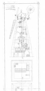 Section and floor plan