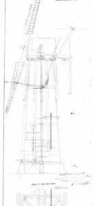 Cross section wind pump