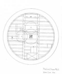 Thelnetham Mill: Stone floor plan