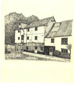 Freehand sketch of Pakenham mill