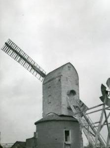 Post mill, Friston, Suffolk, with two sails