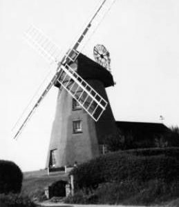 Gibraltar Mill, Great Bardfield, showing wallower embedded in stone steps