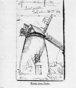 Holmer Green tower Mill in poor state. Bk.14 No.7