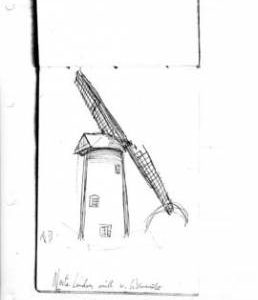 Norton Lindsey tower-mill, Warks. Bk 19, no 26.