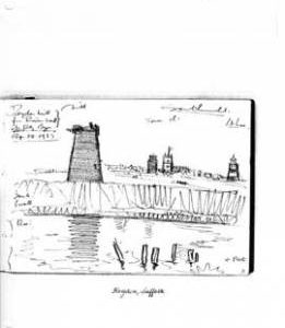 Reydon Pumping mill and Southwold, Suffolk. Bk 34 no 9