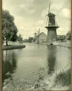 Schiedam 3 rd (background) and 4th mill from station