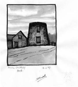 Great Offley tower mill