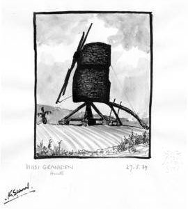 Great Gransden post mill