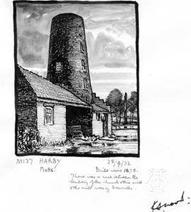 Harby tower mill