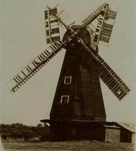 Meads Mill, Milton Regis, showing broken sails