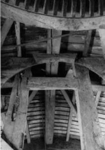 Interior shot, post mill, Syleham