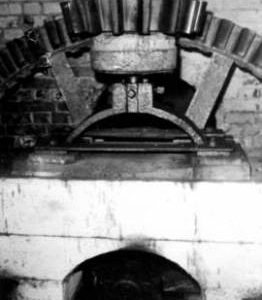 Lower end of vertical shaft, Ecchinswell Mill, Ecchinswell and Sydmonton