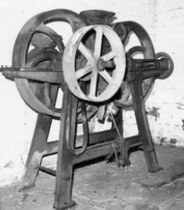 Oat crusher, Burcombe Mill, South Newton