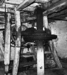 Crown wheel and shaft