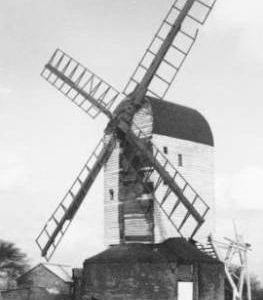 Post mill, Aythorpe Roding, preserved
