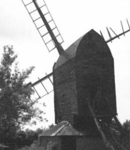 Post mill, Ashdon, derelict