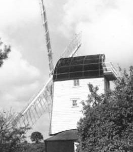 Post mill, Holton St Peter, preserved