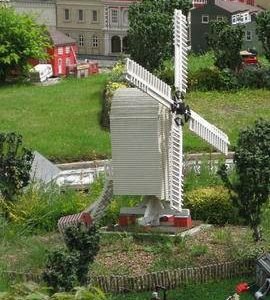 Miniature windmills, Legoland, Windsor