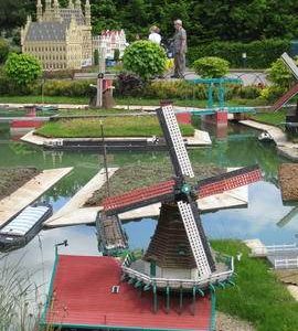 Miniature windmills, Legoland, Windsor