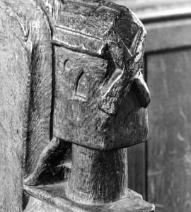 Thornham Church, Norfolk, bench end
