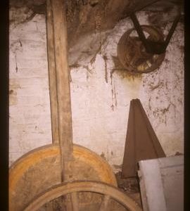 Little Corby Mill, Warwick Bridge, Cumbria, pulleys