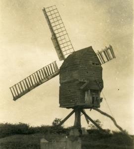 Post mill, Alconbury, Huntingdonshire, England