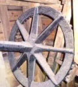 Machine drive, Cat and Fiddle Mill, Dale Abbey