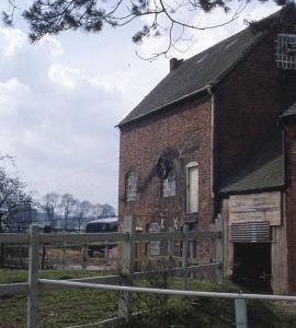 Farewell Mill, Farewell - front of mill (tail side, waterwheel end)