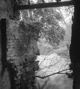 Seedy Mill, Curborough and Elmhurst - view through wheelhouse