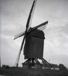 Post mill at Bayengehm les Eperlecques, Pas de Calais, France