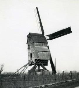 Post mill at Bayengehm les Eperlecques, Pas de Calais, France