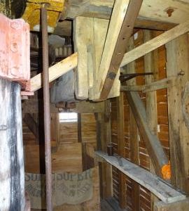 On spout floor, Aythorpe Roding post mill, Essex