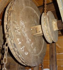Machine drive, Aythorpe Roding post mill, Essex