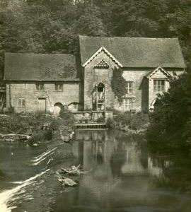Mill on the River Teme, near Ludlow, Shropshire