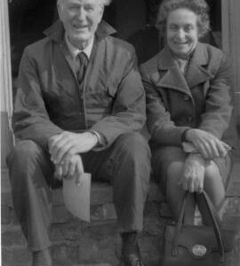 Rex and Enid Wailes at Over