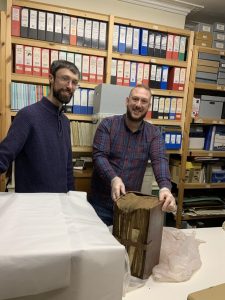 Volunteers handling collections