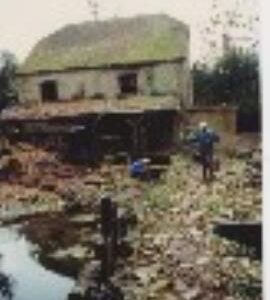 Shawford, Shawford Mill, HMG restoration, pond