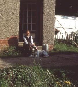 Sedgeberrow Mill, Sedgeberrow - Ray Shaw and his dog