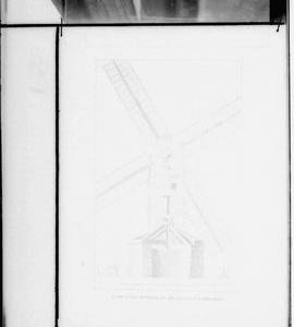 Cross section of a post mill