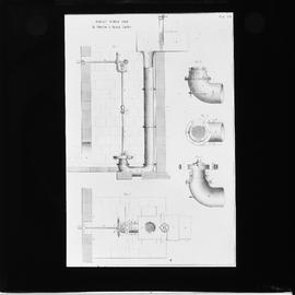 Illustration from 1849, patent water mill