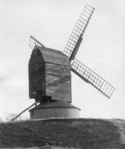 Nixey's Mill, Brill, showing damaged weatherboarding