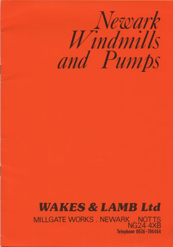 Newark Windmills and Pumps and Wind Power - its Application