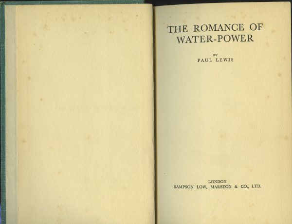 The Romance of Water Power